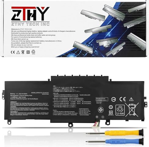 ZTHY 50Wh C31N1811 Laptop Battery Replacement for Asus ZenBook 14 UX433F UX433FA UX433FN RX433F RX433FA RX433FN BX433F BX433FN U4300F U4300FA U4300FN Deluxe13 14 UX433FA-DH74 UX433FA-A6061T A5085T in Saudi Arabia