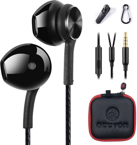 Wired Earbuds in-Ear Headphones, Earphones with Microphone, Noise Isolation Corded for 3.5mm Jack Ear Buds for iPhone/iPad/Android/Computer and Other 3.5mm Jack Devices in Saudi Arabia