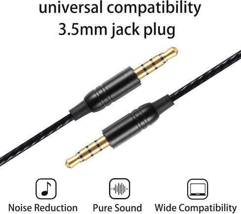 Wired Earbuds in-Ear Headphones, Earphones with Microphone, Noise Isolation Corded for 3.5mm Jack Ear Buds for iPhone/iPad/Android/Computer and Other 3.5mm Jack Devices in Saudi Arabia