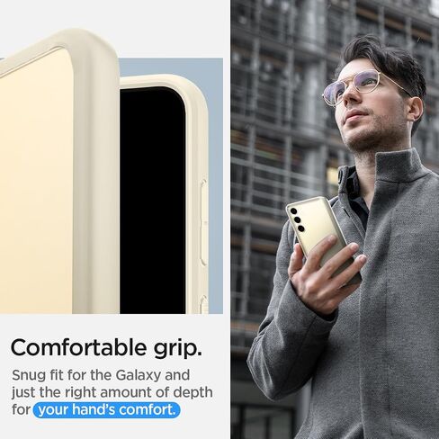 Spigen Ultra Hybrid مصمم لحافظة Galaxy S24 (2024) [مضادة للاصفرار]، [حماية من الدرجة العسكرية] - شفاف كريستالي in Saudi Arabia