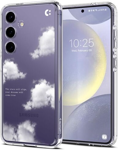 Spigen Ultra Hybrid مصمم لحافظة Galaxy S24 (2024) [مضادة للاصفرار]، [حماية من الدرجة العسكرية] - شفاف كريستالي in Saudi Arabia