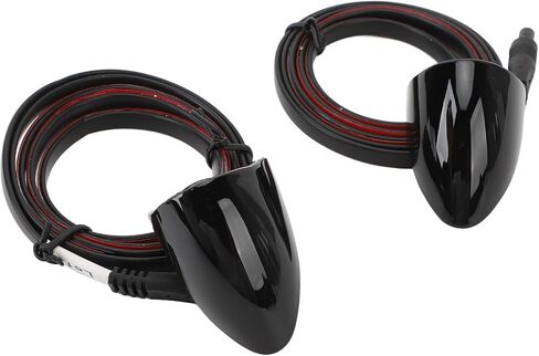 Car Blind Spot Camera, Car Blind Spot Camera Night Vision Assist Waterproof Tape Mounting Left Right Side View Camera for Car Surveillance System (Black) in Saudi Arabia