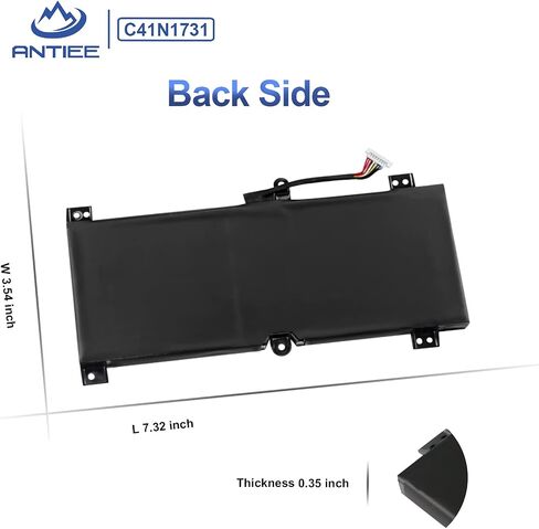 ANTIEE 66Wh C41N1731-2 Battery for Asus ROG Strix G15 G512 G512LV G512LU G512LW G512LWS Scar 15 G532LV G532LWS G532LW G17 G712LV G712LU G712LW G712LWS Scar 17 G732LW G732LV G732LWS G732LX G732LXS in Saudi Arabia