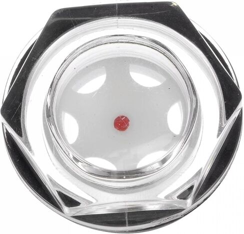 uxcell Air Compressor Oil Level Gauge Sight Glass M24x1.5mm Male Threaded Glass Liquid Indicator Sight Window in Saudi Arabia