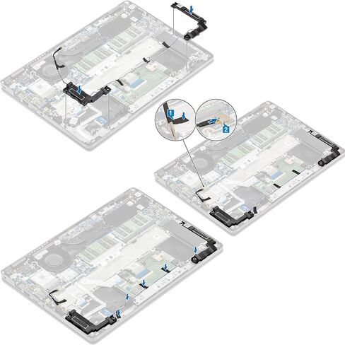 مجموعة مكبرات الصوت الداخلية Deal4GO TD2P1 0TD2P1 بديلة لجهاز Dell Latitude 5300 5310 2 في 1، أسود in Saudi Arabia
