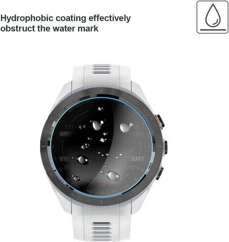 متوافق مع واقي الشاشة Garmin Approach S70 مقاس 42 مم، طبقة واقية من الزجاج المقوى المقاوم للخدش 9H لساعة Approach S70 مقاس 42 مم للجولف GPS (3 قطع) (قطر الغشاء الواقي ليس 42 مم) in Saudi Arabia