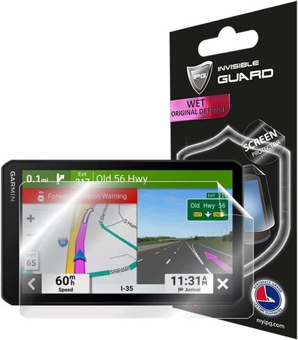 IPG لـ Garmin RV Cam 795، واقي شاشة لمس GPS RV Navigator مقاس 7 بوصات غير مرئي فائق الدقة وواقي جلدي مضاد للخدش - ناعم/شفاء ذاتي/فقاعات - خالي من كاميرا RV 795 in Saudi Arabia