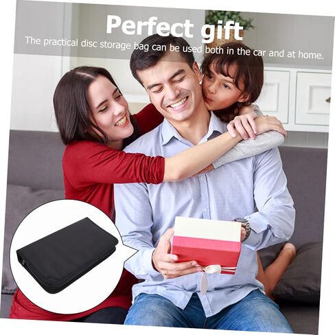 LIFKOME Cd Bag Car Stands Holder Case Holder Pouch Disc Storage Bag Disc Storage Case Dvd Storage Wallet Car Cd Case Cd Storage Case Cd Storage Bag Oxford Cloth Organizer High Capacity in Saudi Arabia