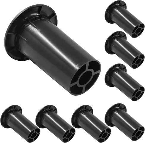 uvbws 8 Pcs Speaker Port Tube 1.38 Inch x 3.15 Inch Bass Reflex Tube for Speaker Cabinet(Black) in Saudi Arabia