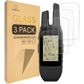 Mr.Shield Screen Protector Compatible with Garmin Rino 755T / 750T / 750 [Tempered Glass] [3-PACK] [Japan Glass with 9H Hardness]
