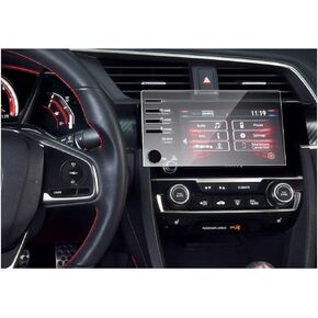 NA MBSIX Tempered Glass Screen Protector Compatible with 2019-2021 Honda Civic Si (4 Holes),HD Clear,Scratch-Resistant,Anti Glare,Protecting 2020 Honda Civic Si Sedan Touchscreen