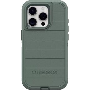 OtterBox iPhone 15 Pro (Only) - Defender Series Case - Black - Case Only - Screenless - Rugged & Durable - with Port Protection - Microbial Defense Protection