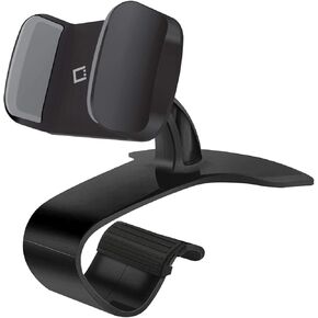 Dashboard Phone Mount Cradle 360 Rotating Smartphone Holder Compatible with iPhones Samsung Galaxy, Google Pixel Smartphones