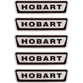 Hobart Genuine OEM Replacement Part - X-Small Metallic Label Set - Pack of 5 (3.5" x 7/8")