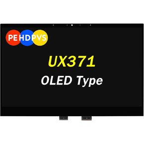 13.3" Screen Replacement for ASUS ZenBook Flip S13 UX371 UX371E UX371EA UX371EA-XB76T UX371EA-XH76T UX371EA-XH77T UHD 4K 3840x2160 OLED LCD Touch Screen Display Assembly (OLED Type)