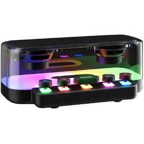 Bluetooth Wireless Speaker Dual Speaker Speaker Portable Handheld Speaker Outdoor Bluetooth Wireless Speaker Can be used for beach party, camping party, friends gathering (Black)