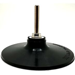 4 Inch Disc Pad Holder with ¼" Shank, Die Grinder Sanding Suitable for Roloc, Type R, R-Type Quick Change Medium Disc Attachments for Polishing, Sanding & Surface Preparation