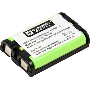 Synergy Digital Cordless Phone Battery, Compatible for Panasonic HHR-P107 Cordless Phone Combo-Pack includes: 2 x SDCP-H342 Batteries