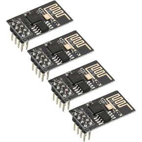 4 قطعة ESP8266 وحدة واي فاي تسلسلية ESP-01 لوحة إرسال واستقبال لاسلكية محدثة 3.3 فولت لاردوينو