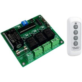 RC Remote 3 Channel Traffic Light Signal Controller/Sequencer/System Controllable by Remote Railroad Compatible AC Voltage 100V-240V 50/60HZ. DC V Up to 100V Bonus Pedestrian and Beacon Mode