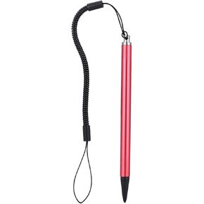 Touch Pen with Spring Rope, Resistive Painting Pen Resistive Hard-tip Pen with Anti-Lost Spring Rope, for POS, PDA, Car Navigator(Black)