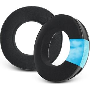 GVOEARS Cooling Gel Ear Pads Cushions, Replacement Ear Pads for Beyerdynamic DT770, DT880, DT990, DT 770 PRO, DT 880 PRO, DT 990 PRO Headphones Sport Fabric Exterior,Cooler for Longer (Black)