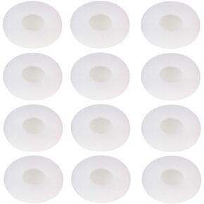 12 Pcs Black Soft Foam Earbuds Cushions Foam Earbud Earpad Ear Bud Pad Replacement Sponge Covers for 13-18mm Earpiece Headphone,Two Way Radio Walkie Talkie Earpiece