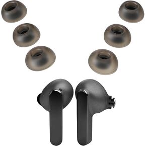 kwmobile 6X Replacement Ear Tips Compatible with JBL Live Pro 2 TWS - Set of Silicone Eartips for Earbuds Headphones
