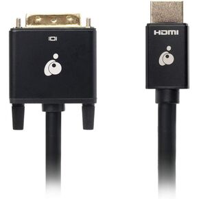 IOGEAR HDMI to DVI 3.3ft Cable - 4K @ 30Hz HDMI (M) to DVI-D (M) 1080P - Compatible with PC - TV - PS5 - Blue-ray - Xbox - Switch - GHDDVIC4K3
