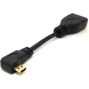 NFHK 4K Type-D Micro HDMI 1.4 Male to HDMI Female Extension Cable for DV MP4 Camera DC Laptop