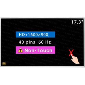 Screen Replacement B173RW01 V.3/V.5 N173FGE-L21 N173FGE-L23 C1/C3 LTN173KT01-K01 for Dell Studio 1745 1747 1749 for Precision M6600 17.3" HD+ 1600×900 40 pin LCD Non-Touch Display Panel
