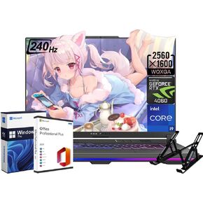 ASUS ROG Strix G16 Gaming Laptop - 16" 240Hz WQXGA Display, Intel 24-Core i9-14900HX, GeForce RTX 4070, 64GB DDR5 RAM, 1TB SSD, WiFi 6E, Backlit Keyboard, Win11 Pro & Microsoft Office Lifetime License