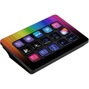 MightySkins Skin Compatible with Elgato Stream Deck MK.2 - Rainbow Streaks | Protective, Durable, and Unique Vinyl Decal wrap Cover | Easy to Apply, Remove and Change Style | Made in The USA