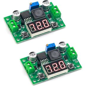 DC-DC Buck Step Down Module LM2596 DC/DC 4.0~40V to 1.25-37V Adjustable Voltage Regulator with LED Voltmeter