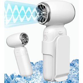 Handheld Mini Fan, Mini Violent Turbo Fan 110000RPM USB Rechargeable Portable Fan, 3 Speeds Adjustable Outdoor Fan, Multi-functional Travel Fan for Camping, Blowing Snow, Aid In Combustion