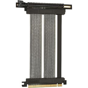 PCIE 3.0 x16 Extender Riser Cable,High Speed Flexible Right Angle PCI-E Port GPU Graphic Card Extension Cable-150mm