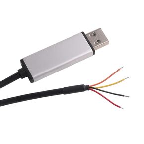 USB to RS485 Converter 4Pin Connector Adapter Wire End FTDI Chip Serial Dongle Interface Data Cable Compatible for USB-RS485-WE