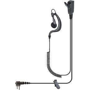 Klein Electronics BodyGuard Braided Cable 1-Wire Earhook Earpiece and Microphone, Compatible with Motorola 2-Pin Two Way Radios, CP100D CP200 CP200D CLS1110 CLS1410 RDU4100 BC130 BC300D and BPR40D