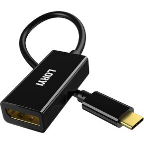 USB C to Displayport Adapter 4K@60Hz, USB Type C to Display Port Cable Converter Compatible with Thunderbolt 3/4, iPhone 15 Pro Max, MacBook Pro, Dell XPS, S23/S24 and More