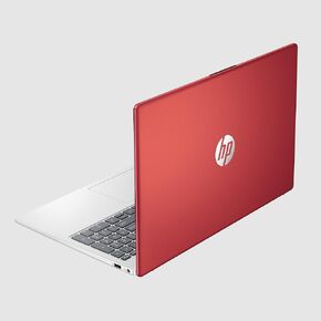 HP 15.6", Laptop Intel Pentium Processor 4GB RAM, 128GB UFS, Scarlet Red, Windows 11, 15-fd0083wm (Renewed)