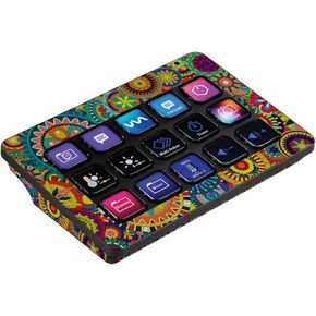 MightySkins Skin Compatible with Elgato Stream Deck MK.2 - Flower Wheels | Protective, Durable, and Unique Vinyl Decal wrap Cover | Easy to Apply, Remove, and Change Styles | Made in The USA