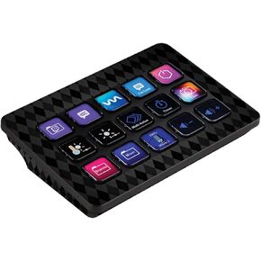 MightySkins Skin Compatible with Elgato Stream Deck MK.2 - Black Argyle | Protective, Durable, and Unique Vinyl Decal wrap Cover | Easy to Apply, Remove, and Change Styles | Made in The USA