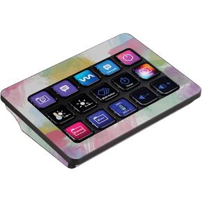 MightySkins Skin Compatible with Elgato Stream Deck MK.2 - Watercolor White | Protective, Durable, and Unique Vinyl Decal wrap Cover | Easy to Apply, Remove and Change Style | Made in The USA