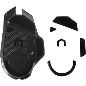 kwmobile Mouse Feet Replacement Compatible with Logitech G502 Wireless Computer Mouse Skates Sticker - Black