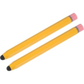 MECCANIXITY 2pcs Stylus Pens for Touch Screens Hexagon Crayon Stylus Pen Universal Capacitive Stylus for All Touch Screen Devices, 4.7" Pink