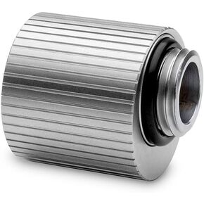 EKWB EK-Quantum Torque Rotary Offset Adapter Fitting, 3mm, Satin Titanium