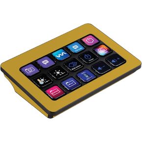 MightySkins Skin Compatible with Elgato Stream Deck MK.2 - Solid Marigold | Protective, Durable, and Unique Vinyl Decal wrap Cover | Easy to Apply, Remove, and Change Styles | Made in The USA