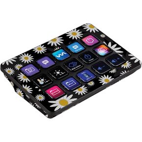 MightySkins Skin Compatible with Elgato Stream Deck MK.2 - Daisies | Protective, Durable, and Unique Vinyl Decal wrap Cover | Easy to Apply, Remove, and Change Styles | Made in The USA