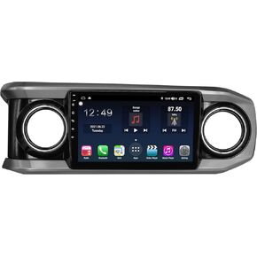 10 inch Car Stereo with Carplay Android Auto for Toyota for Tacoma 2016-2021 Double Din Android 13.0 Touch Screen Car Radio Receiver w/WiFi GPS Bluetooth AHD Backup Camera Mic - 2+32G