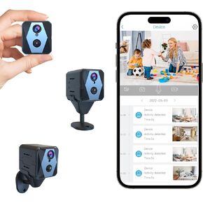 Hidden Camera, 2K FHD WiFi Camera, Security Camera, Cloud & SD Storage Spy Camera, 90-Day Standby Time Home Camera, AI Motion Detection, Auto Night Vision, Upgraded Stable Stand